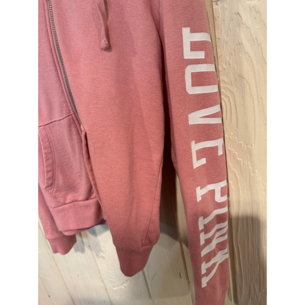 COPY - Victoria’s Secret PINK Hoodie S Pink White - Picture 3 of 6